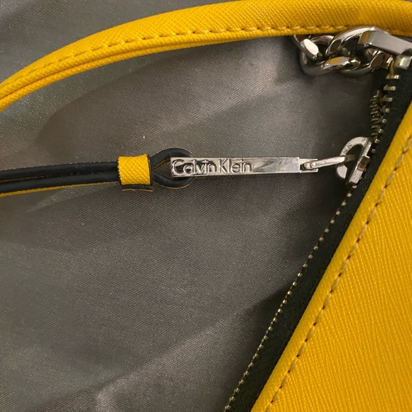 Calvin Klein Handbag - Small Bright Yellow Bag - Picture 12 of 12